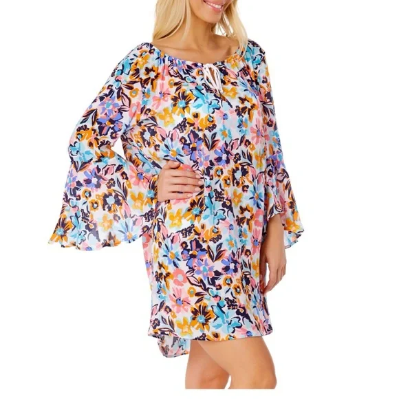 - Women’s Anne Cole beach cover Floral Swim Cover-Up size xl/2xl - Picture 3 of 5